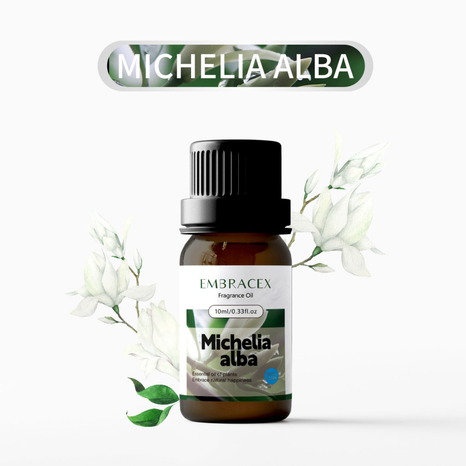 Candle Making Supplies Fragrance Oils - 10 ml Michelia alba esansiyel yağı
