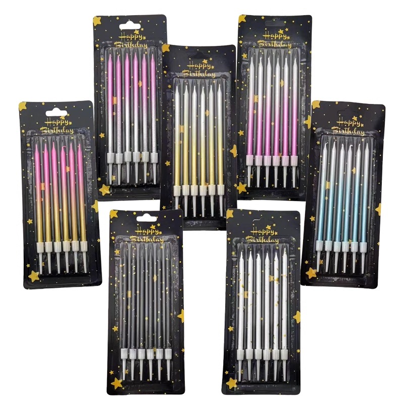 Candle Supply - 30/50 Box Gradient Color Birthday Candle