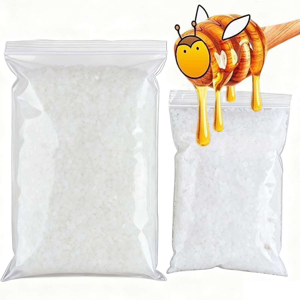 Candle Making Supplies Usa - 200g-1000g Beyaz Balmumu Saf Doğal Granül