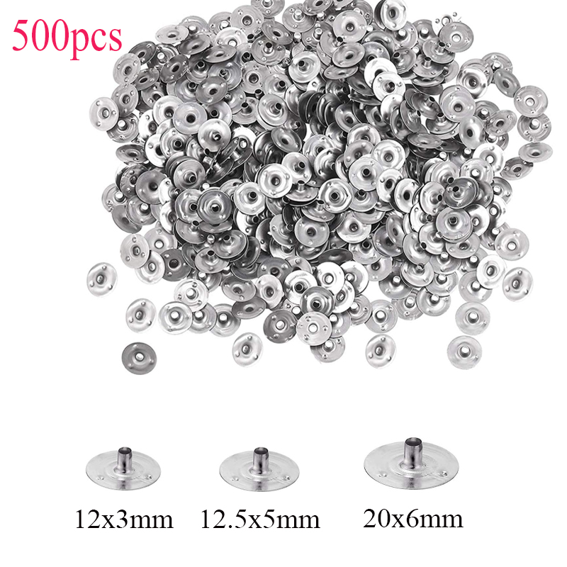 Candle Making Supplies Usa - 500 Parça Mum Fitili Metal Sürdürülebilir
