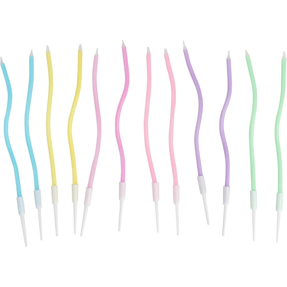 Gökkuşağı Spiral Doğum Günü Pa - Candle Supply incelemesi ve fiyatı