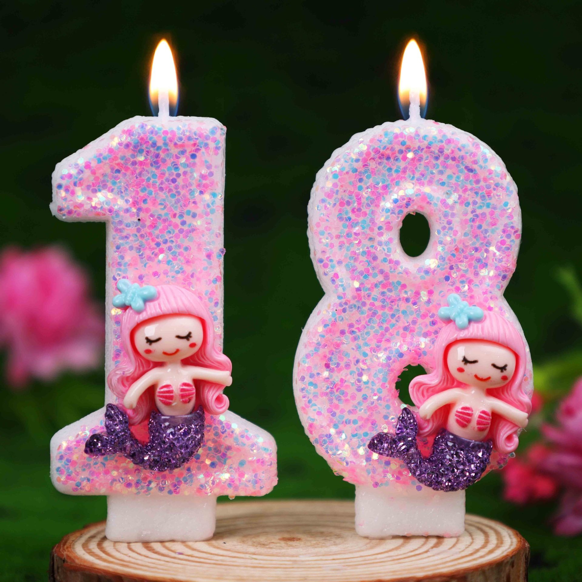 Yaratıcı Pembe Deniz Kızı 0-9  - Candle Supply incelemesi ve fiyatı