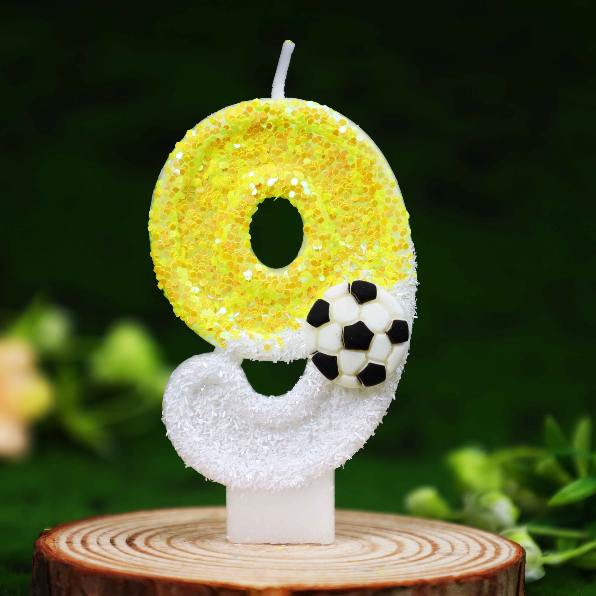 Sarı Beyaz Payetli Spor Futbol - Candle Supply incelemesi ve fiyatı