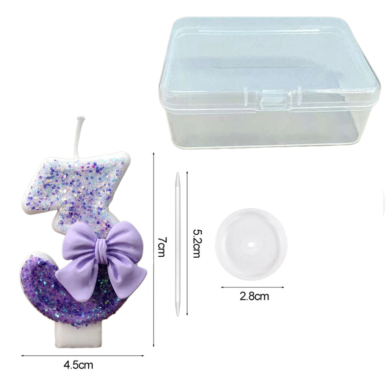 Yaratıcı Simli Kademeli Mor Fi - Candle Supply incelemesi ve fiyatı